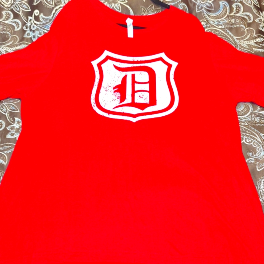 Detroit Red Wings Hockey Club with 1928-30 Vintage Logo logo t-shirt size 3XL
